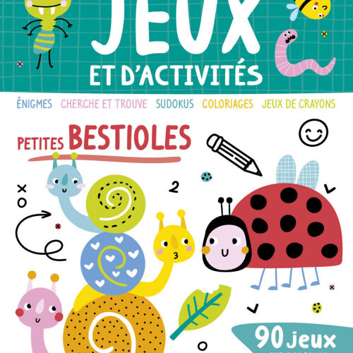 Les Petits Marmots | Mon grand bloc de jeux et d'activités - Petites bestioles