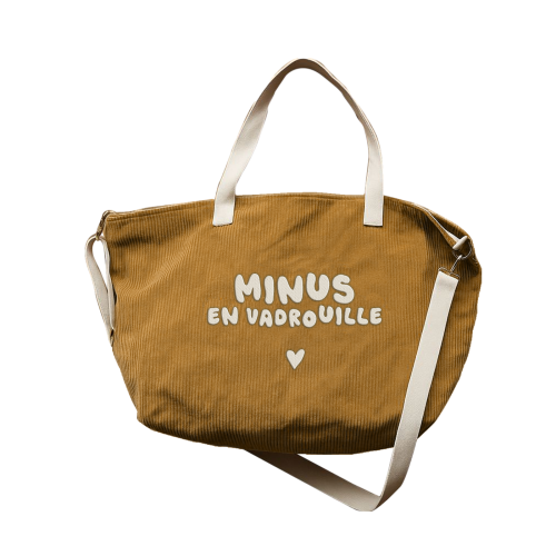 Les Petits Marmots | Sac de voyage velours - Minus en vadrouille 