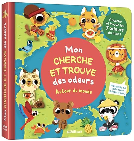 Les Petits Marmots | Mon cherche et trouve des odeurs - Autour du monde