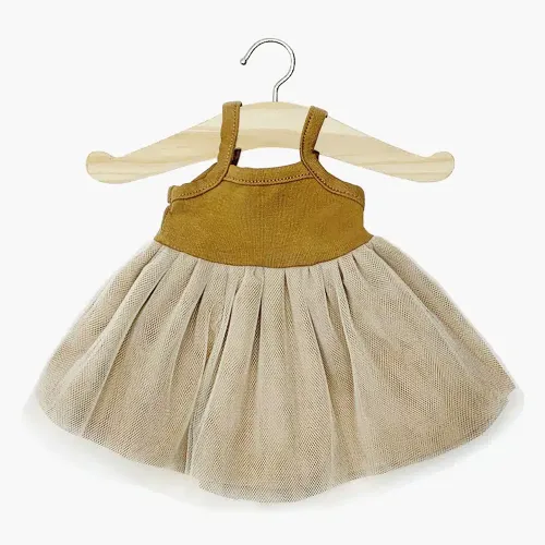 Les Petits Marmots | Gordis - Tutu Rosella en jersey havane et tulle miel