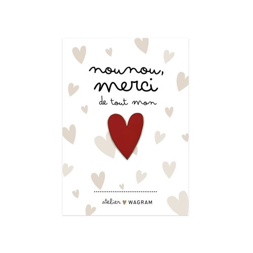 Les Petits Marmots | Pin's - Merci nounou