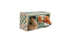 Les Petits Marmots | Coffret animaux : 3 mini têtes - Forêt 