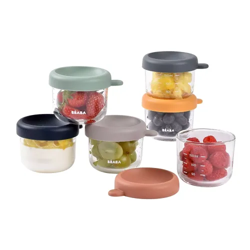 Les Petits Marmots | Set de 6 pots en verre - 150ml