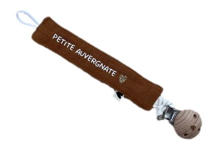 Les Petits Marmots | Attache tétine caramel - Petite Auvergnate