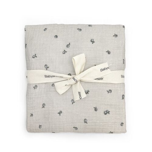 Les Petits Marmots | Drap housse 70*140 - Blue Apricot- Babyshower