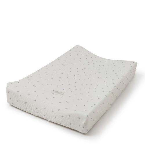 Les Petits Marmots | Housse matelas à langer - Blue apricot - Babyshower