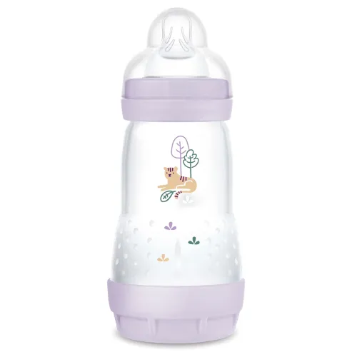 Les Petits Marmots | Biberon anti-colique 260ml - Lilas