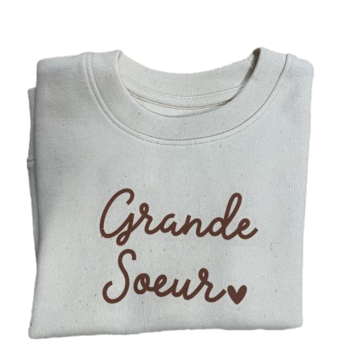 Les Petits Marmots | Sweat enfant - Grande soeur