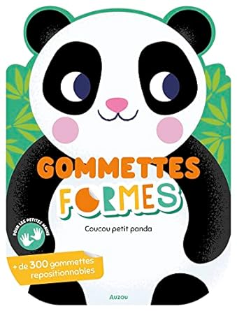 Les Petits Marmots | Gommettes formes - Coucou petit panda