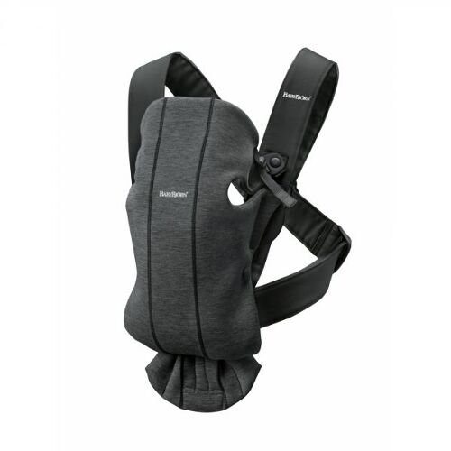 Les Petits Marmots | Porte-bébé mini 3D Jersey, Gris charbon