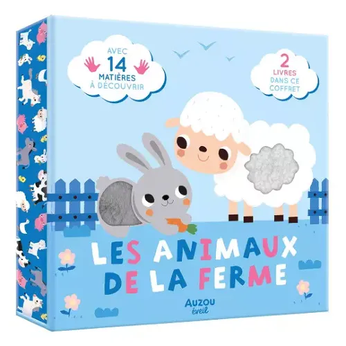 Les Petits Marmots | Set de 2 livres - Les animaux de la feme