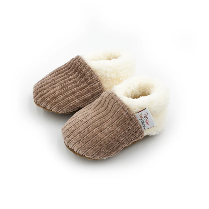 Les Petits Marmots | Chaussons Taupe