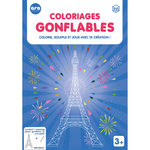 Les Petits Marmots | Coloriages gonflables - La Tour Eiffel