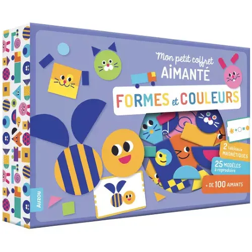 Les Petits Marmots | Mon petit coffret aimanté - Formes et couleurs
