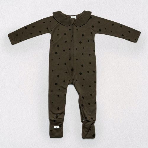 Les Petits Marmots | Pyjama bébé zip - Nebulosity Dott