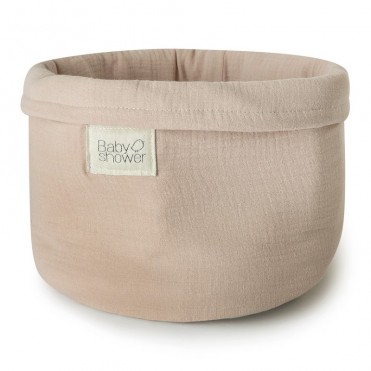 Les Petits Marmots | Panière de rangement moyenne - Nude powder