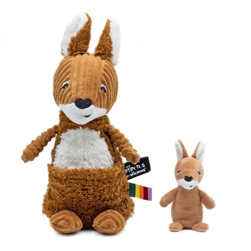 Les Petits Marmots | Peluche kangourou Allezou maman et son bébé - Cassonade