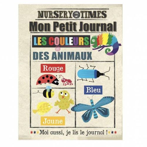 Les Petits Marmots | Journal en tissu - Les Couleurs