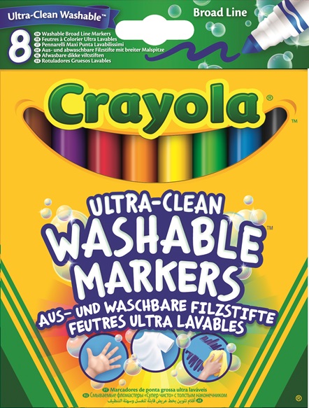 Les Petits Marmots | Set de 8 crayons lavables - Crayola