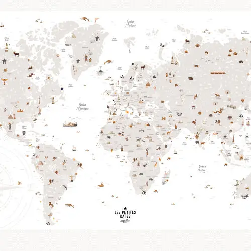 Les Petits Marmots | Mes premières fois - Carte du monde