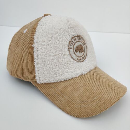 Les Petits Marmots | Casquette en velours/sherpa adulte - A pas de vel'ours