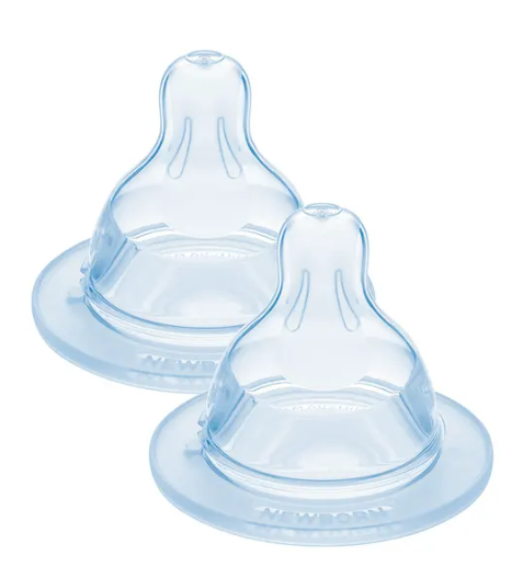 Les Petits Marmots | Lot de 2 tétines silicone - Débit X (Rapide et liquide épais) 