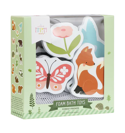Les Petits Marmots | Jouets de bain en mousse - Forêt