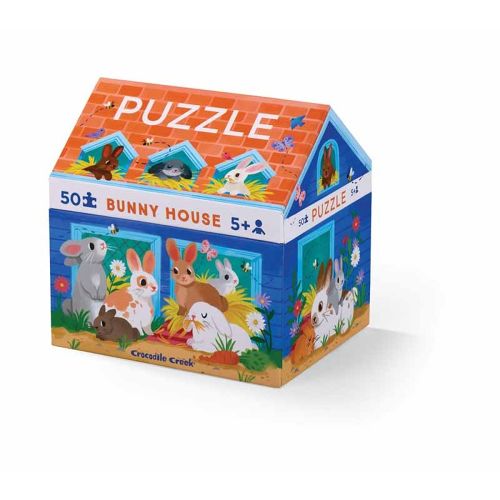 Les Petits Marmots | Puzzle 50 pièces - Maison des lapins