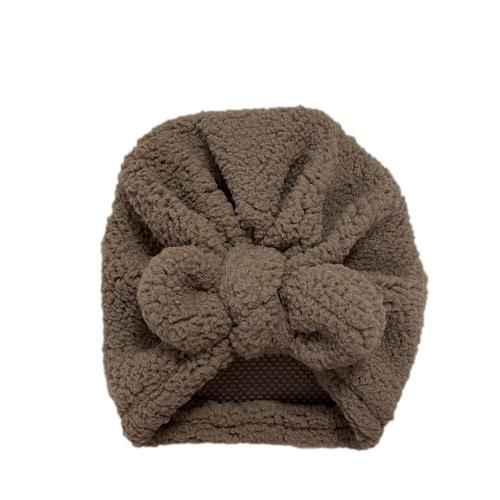 Les Petits Marmots | Turban sherpa - Chocolat