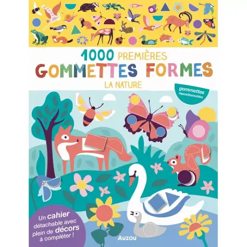 Les Petits Marmots | 1000 premières gommettes formes - La nature