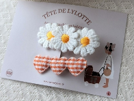 Les Petits Marmots | Duo de  barrettes - Orange