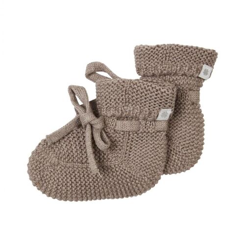 Les Petits Marmots | Chaussons bébé Nelson - Taupe