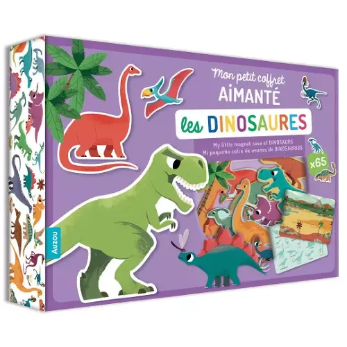 Les Petits Marmots | Mon petit coffret aimanté - Les dinosaures