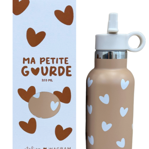 Les Petits Marmots | Gourde acier inoxydable - Nougat