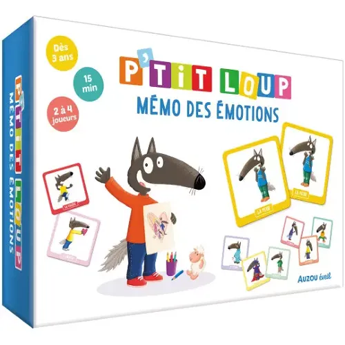 Les Petits Marmots | P'tit Loup - Mémo des émotions