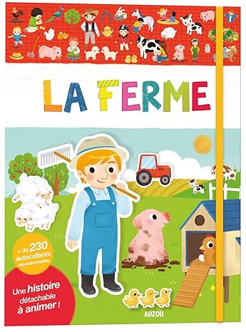 Les Petits Marmots | Mes tout premiers autocollants - La Ferme