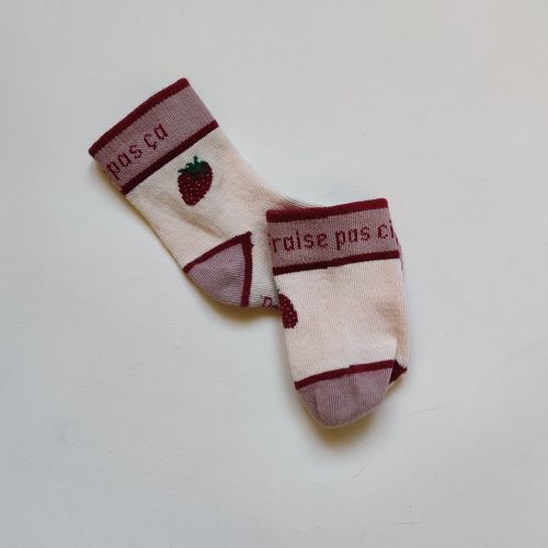 Les Petits Marmots | Chaussettes Enfant - Fraise