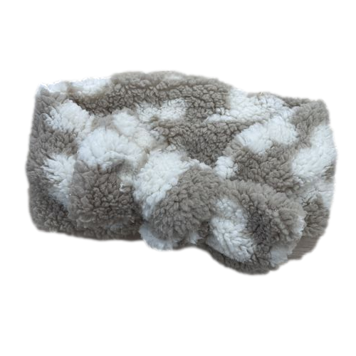 Les Petits Marmots | Bandeau sherpa - Fleurs