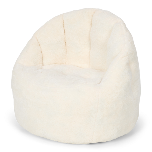 Les Petits Marmots | Pouf bouclette - Blanc