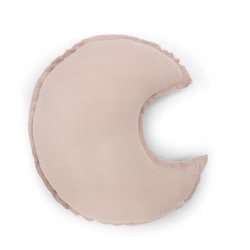 Les Petits Marmots | Coussin lune 25x25 - Nude powder - Babyshower