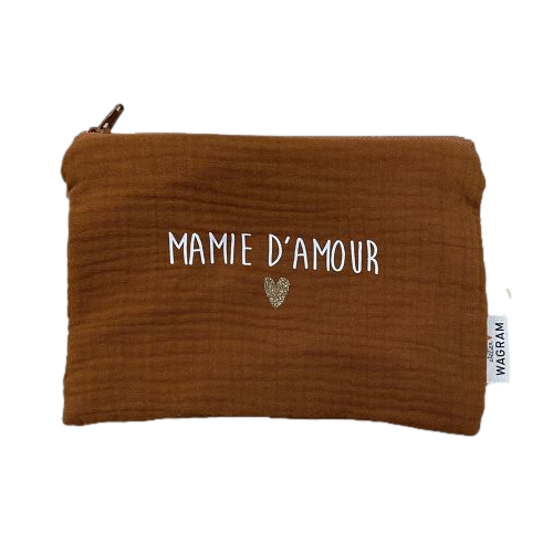 Les Petits Marmots | Pochette caramel - Mamie d'amour