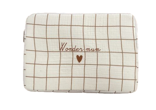 Les Petits Marmots | Pochette Ipad - Grands carreaux