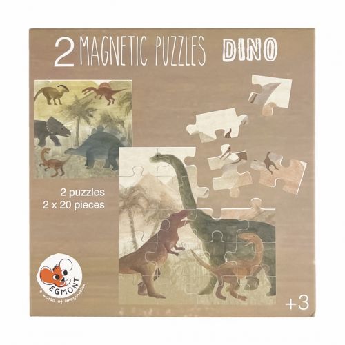 Les Petits Marmots | Puzzle magnétique dinosaures