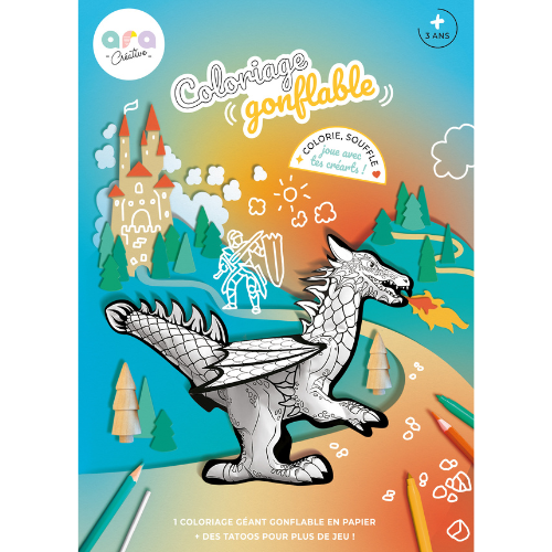 Les Petits Marmots | Coloriages gonflables - Dragon