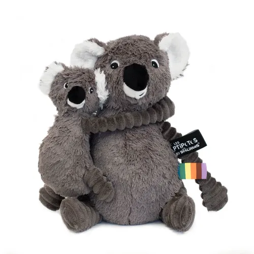 Les Petits Marmots | Peluche koala Trankilou maman et son bébé - Gris 