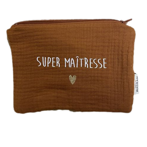 Les Petits Marmots | Pochette caramel - Super maîtresse