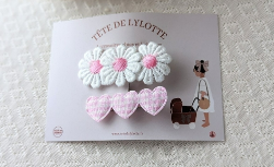 Les Petits Marmots | Duo de  barrettes - Rose