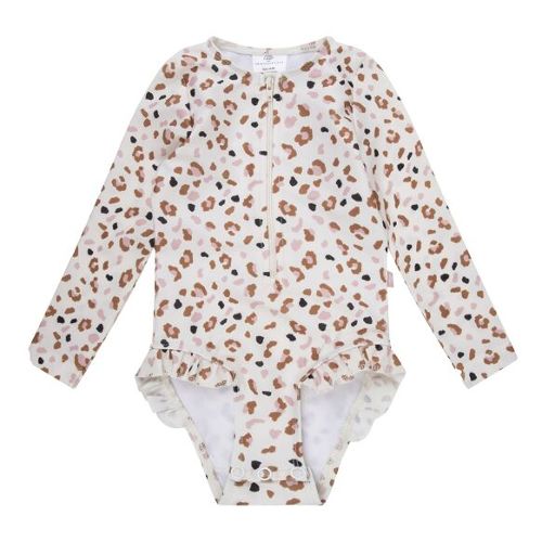 Les Petits Marmots | Maillot de bain manches longues - Panthère multicolore