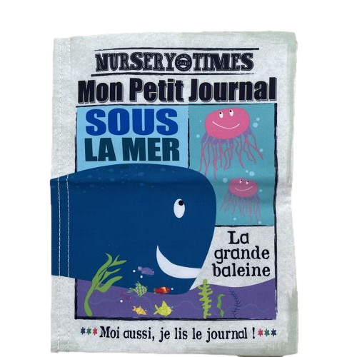 Les Petits Marmots | Journal en tissu - Sous la mer