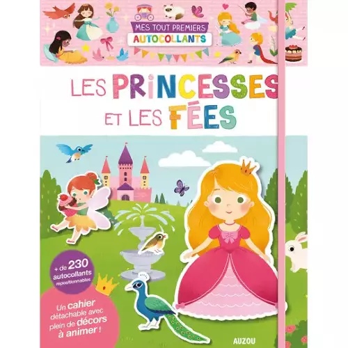 Les Petits Marmots | Autocollants repositionnables - Les princesses et les fées